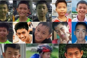 Các thành viên đội bóng nhí Thái Lan sụt 2 kg