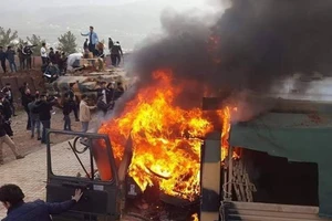 Người dân tức giận xông vào đốt căn cứ Thổ Nhĩ Kỳ ở Iraq