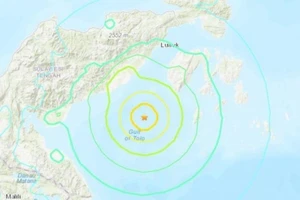 Indonesia: Động đất 6,8 độ richter, cảnh báo sóng thần 