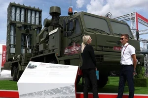 Hệ thống tên lửa phòng không S-350 Vityaz của Nga. Ảnh: TASS