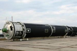 Tên lửa SS-18 Satan của Nga. Ảnh: RT