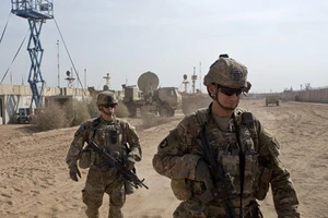 Lực lượng Mỹ ở Iraq. Ảnh: AP