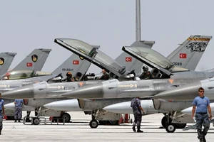 Tiêm kích F-16 của Thổ Nhĩ Kỳ.