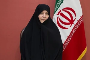Nữ nghị sĩ Iran Fatemeh Rahbar. Ảnh: TASNIM