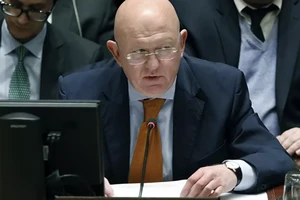 Đại diện thường trực Nga tại Liên Hiệp Quốc – ông Vassily Nebenzia. Ảnh: SPUTNIK
