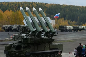 Hệ thống tên lửa Buk-M2E do Nga sản xuất. 
