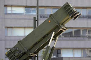 Bệ phóng tên lửa đánh chặn Patriot. Ảnh: AFP