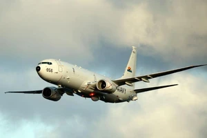 Máy bay chống ngầm P-8A Poseidon của hải quân Mỹ. 