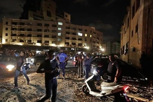 Hiện trường vụ nổ ở Beirut (Lebanon) hôm 4-8. 