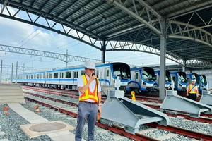 58 học viên lái tàu tuyến metro số 1 tiếp nhận thực hành trực tiếp 