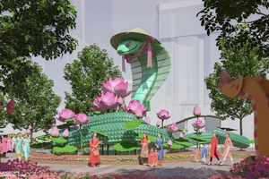 Đường hoa Nguyễn Huệ Tết Ất Tỵ 2025: Sự trở lại ấn tượng của linh vật rắn