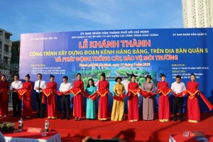 TP.HCM: Khánh thành một đoạn kênh Hàng Bàng qua quận 5