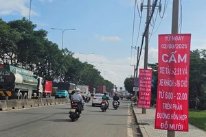 TP.HCM dự kiến điều chỉnh thời gian cấm xe tải nặng trên đường Đỗ Mười, Lê Đức Anh
