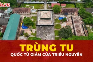 Cận cảnh hạ giải Quốc Tử Giám - 'Đại học quốc gia' của triều Nguyễn để trùng tu