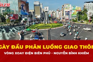 Video: Ngày đầu phân luồng giao thông tại vòng xoay Điện Biên Phủ - Nguyễn Bỉnh Khiêm