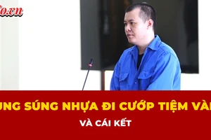 Dùng súng nhựa đi cướp tiệm vàng, người đàn ông lãnh án