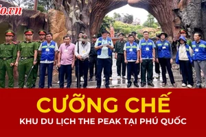 Cưỡng chế khu du lịch sinh thái xây dựng trái phép tại Phú Quốc