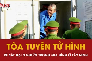 Video: Kẻ sát hại 3 người trong gia đình người tình ở Tây Ninh lãnh án tử