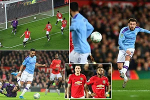 Siêu sao đốt đền, M.U thua thảm Man. City trong hiệp 1