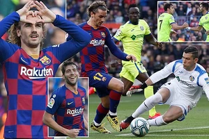 Messi tiếp tục 'tịt ngòi', Barca thắng khó Getafe tại Nou Camp