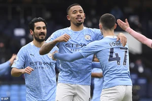 Một bàn thắng đủ để Man. City giữ ngôi đầu