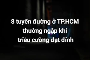 8 tuyến đường ở TP.HCM thường xuyên bị ngập nặng