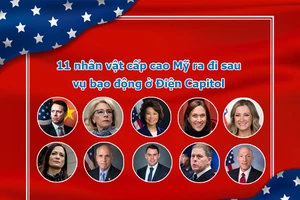 11 nhân vật cấp cao Mỹ ra đi sau vụ bạo động ở Điện Capitol