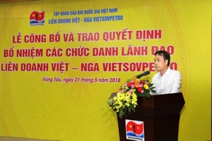 Liên doanh Vietsovpetro có tổng giám đốc mới