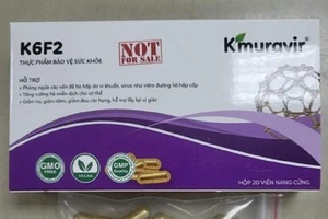 Cảnh báo thực phẩm chức năng gây nhầm lẫn với thuốc điều trị COVID-19