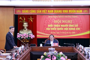 Ban Nội chính Trung ương giới thiệu ông Lê Minh Trí ứng cử đại biểu Quốc hội khóa XVI