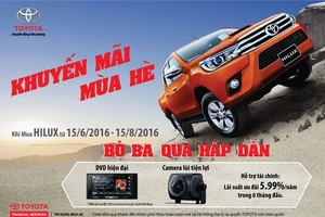 Chương trình khuyến mãi mùa hè 2016 của Toyota Việt Nam