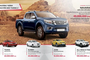 Chương trình khuyến mãi tháng 3 của Nissan Việt Nam