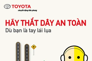 Hãy luôn thắt dây đai an toàn khi lái xe