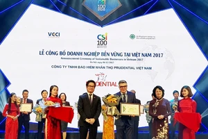 Prudential nhận nhiều giải thưởng quốc tế và trong nước