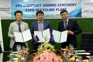 POSCO trúng thầu xây dựng nhà máy xử lý bụi thép