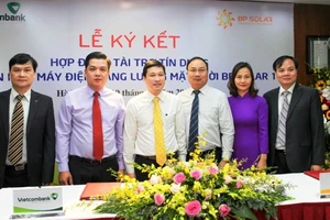 Vietcombank tài trợ 785 tỷ đồng dự án điện mặt trời BP SOLAR 1