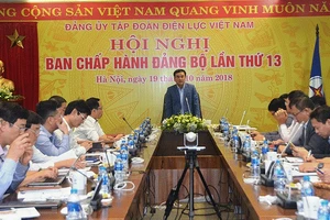 Đảng ủy EVN đã hoàn thành các nhiệm vụ trong 9 tháng 2018