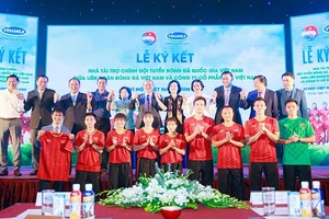 Vinamilk tài trợ chính cho các đội tuyển bóng đá Việt Nam