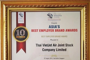 Vietjet Thailand - Thương hiệu tuyển dụng tốt nhất châu Á 2019