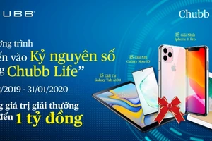 Chương trình 'Tiến vào kỷ nguyên số cùng Chubb Life'