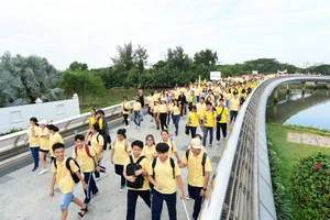 'Bước chân sẻ chia' gây quỹ cho người nghèo đón tết