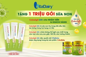 VitaDairy tặng 1 triệu gói sữa non giúp chống dịch COVID-19