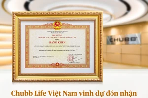 Chubb Life Việt Nam đón nhận bằng khen của Thủ tướng
