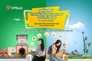 VPBank miễn phí chuyển tiền quốc tế cho du học sinh qua online