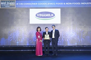 Vinamilk được bình chọn: Nơi làm việc tốt nhất Việt Nam 2020