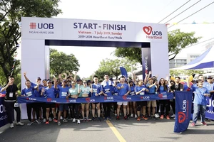 Giải chạy bộ trực tuyến gây quỹ giúp trẻ em của UOB