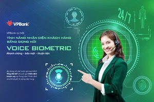 Tổng đài VPBank nhận dạng khách hàng bằng sinh trắc học sau 12 giây