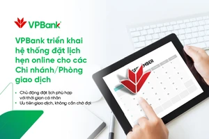 VPBank: Dịch vụ đặt lịch hẹn Online cho khách tới ngân hàng mùa dịch