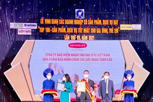 “Top 100 - Sản phẩm, Dịch vụ tốt nhất cho gia đình, trẻ em” năm 2021