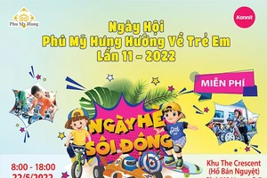 ‘Phú Mỹ Hưng hướng về trẻ em lần 11-2022’ với chủ đề ngày hè sôi động
